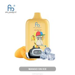 Fumot Original RandM Digital Box Dispositivo de vapeo con pantalla de líquido y batería 12000 mango en hielo J6Z012 RandM Tornado Uruguay
