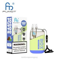 Fumot Original RandM Tornado Box Dispositivo vapeador con control de flujo de aire 10000 1 ud. menta de tabaco J6Z0101 RandM Vape Uruguay
