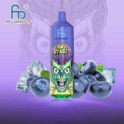 Fumot RandM Tornado Dispositivo vape 9000 pro con batería y pantalla ejuice versión 1 hielo de arándanos J6Z0185 RandM Vape Discount Code