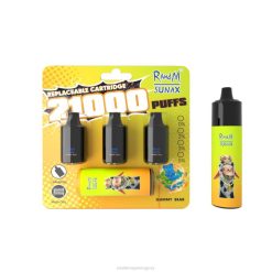 RandM Sunax Dispositivo de vapeo reemplazable con cápsula de control de flujo de aire 21000 1 ud. osito de goma J6Z0268 RandM Vape Flavors