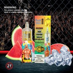 RandM Tornado Dispositivo vapeador con control de flujo de aire 10000 1 ud. hielo de sandia J6Z0125 RandM Vape Discount Code