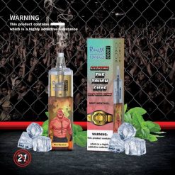 RandM Tornado Dispositivo vapeador con control de flujo de aire 10000 1 ud. mentol de menta J6Z0110 Fumot RandM Vape
