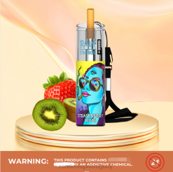 RandM Tornado Dispositivo vapeador con control de flujo de aire 10000 plus 1 ud. kiwi fresa J6Z081 RandM Vape Uruguay